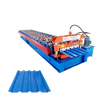 Hydraulic Motor Drive Metal Roof Panel Machine 3 Phases
