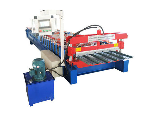 Mild Steel Sheet Metal Roll Forming Machines Main Frame 350 H Beam Chain Size 20mm