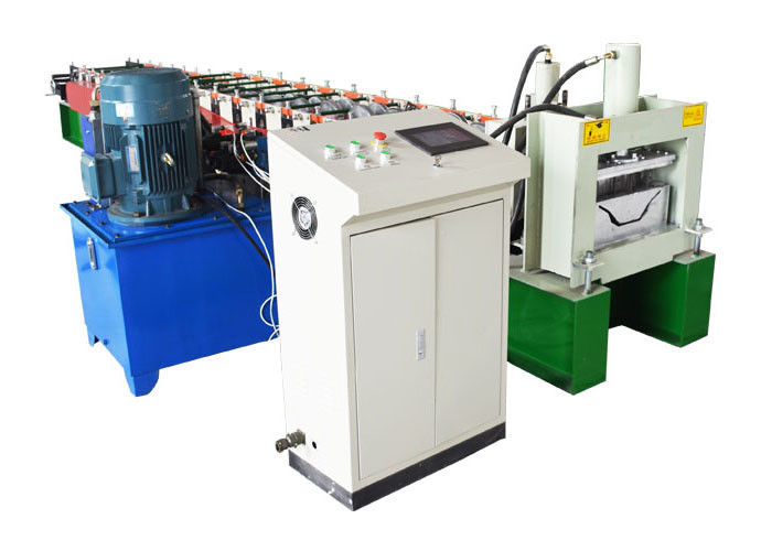 A/C Motor Downspout Roll Forming Machine , Gutter Bending Machine For
