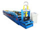 Length 8-11m Purlin Roll Forming Machine Chain Size 1.5-2 Inch With 7 Shafts Flating Device