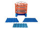 Three Layer Ibr Sheet Roll Forming Machine , Blue / Orange Corrugated Metal Roofing Machine