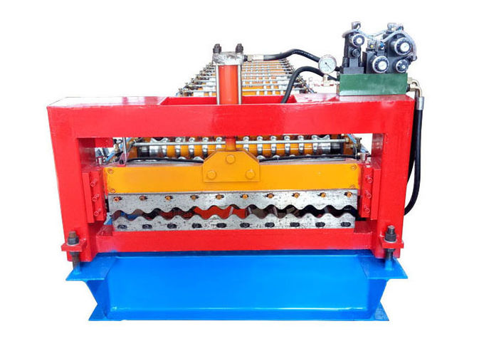 High Efficiency Corrugated Sheet Roll Forming Machine Size 5800*1300*1500mm