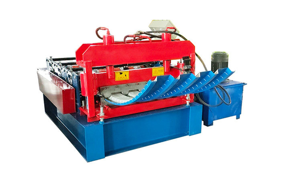 Building Material Metal Color Steel Arch Camber Roof Curving Machine With IBR 686 Design
