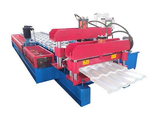 Automatic Metal Glazed Tile Making Machine Colored Steel Sheet Roofing