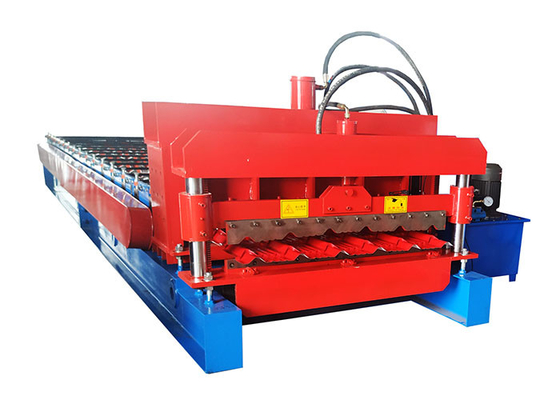 Fully Automated Glazed Tile Roll Forming Machine PLC Step Tile Making Machine