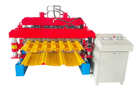 380VAC Double Layer Roll Forming Machine 0.3-0.8mm Roofing Sheet Making Machine