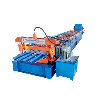 14 Steps Ppgl Trapezoidal Roll Forming Machine Low Noise