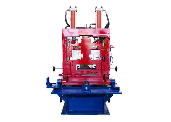 Cold C Z Purlin Roll Forming Machine Fast Changed Size For Steel Construction