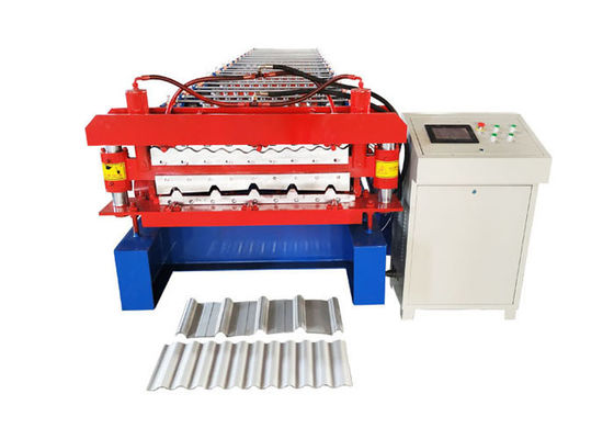 Steel Structure Cold Roll Forming Machine , Double Layer Forming Machine Voltage 380V