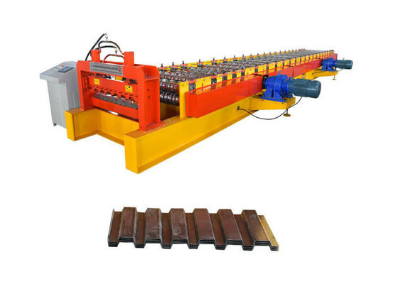 Easy Operate Floor Deck Roll Forming Machine Effective Width 1000mm For Building Construction