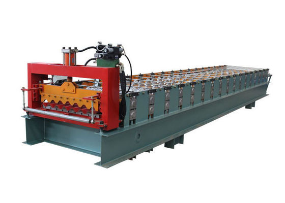 Weight 3.5 Tons Corrugated Sheet Roll Forming Machine Raw Material Thickness 0.3-0.8 MM