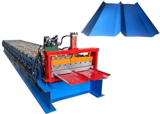 Weight 8 Tons Standing Seam Roll Forming Machine Voltage 380V 50Hz 3 Phases / Customized