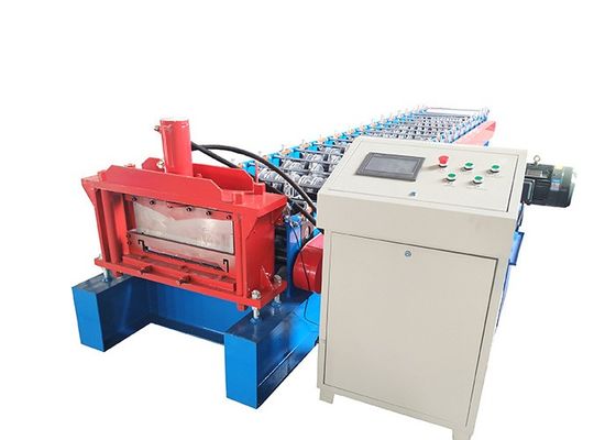 Galvanized Steel Floor Tile Decking Roofing Roll Forming Machine PLC Control