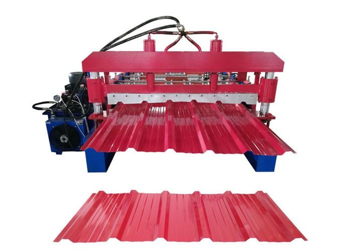 Machine For Roffing Automatic trapezoidal Iron Steel Roofing Sheet Metal Roll Forming ...