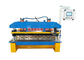Steel Roofing 1000mm Sheet Metal Roll Forming Machines Plc Control