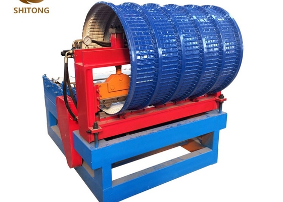 Color Steel Roofing Sheets Hydraulic Arch Camber Curving Roll Forming Machine