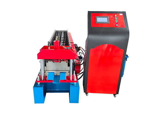 PPGI Steel 0.3-0.7mm Metal Roof Ridge Cap Roll Forming Machine PLC Computerized