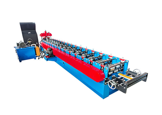 PPGI Steel 0.3-0.7mm Metal Roof Ridge Cap Roll Forming Machine PLC Computerized