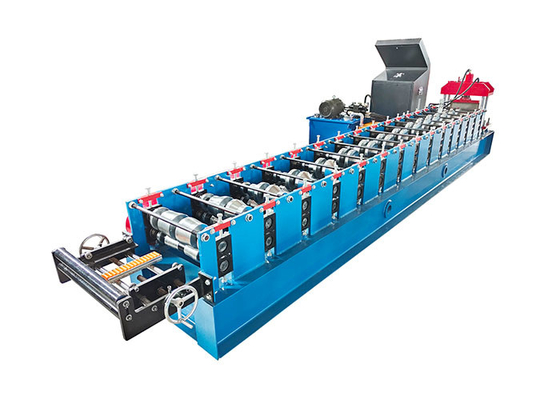 PPGI Steel 0.3-0.7mm Metal Roof Ridge Cap Roll Forming Machine PLC Computerized