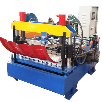 Color Steel Roofing Sheets Hydraulic Arch Camber Curving Roll Forming Machine