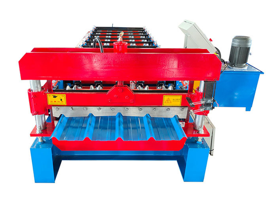 Glazed Tile Ibr Stone Coated Roofing Sheet Roll Forming Machine 15-20m/min