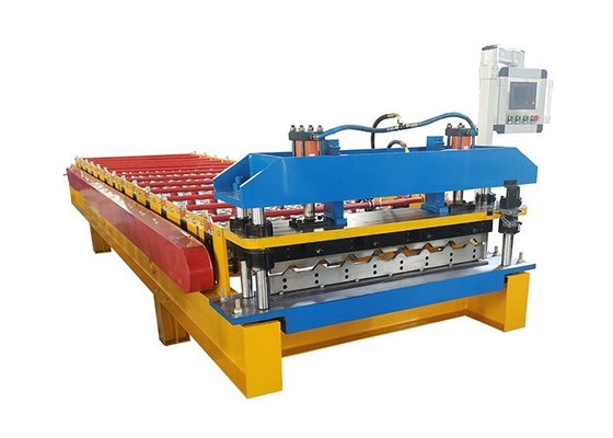 Galvanized Corrugated Metal Roof Tile Making Machine 0.2 - 0.8 Mm