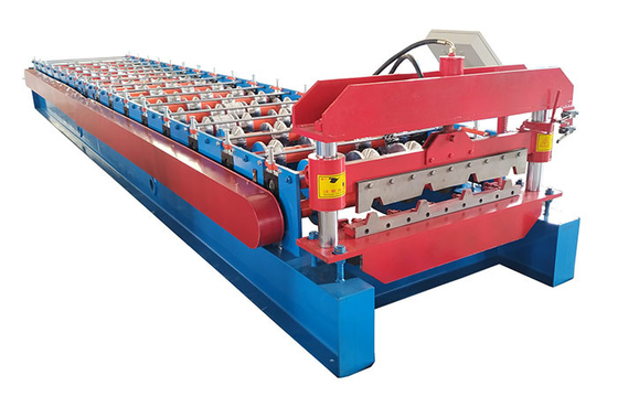 Full Automatic 1200mm Roof Panel Forming Machine Metal Galvanized Iron Sheet Cold