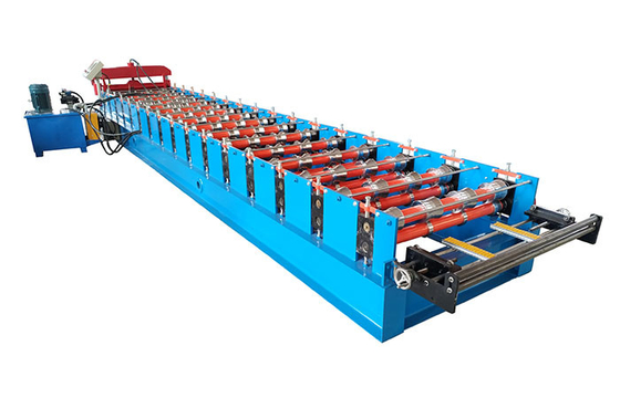 Full Automatic 1200mm Roof Panel Forming Machine Metal Galvanized Iron Sheet Cold