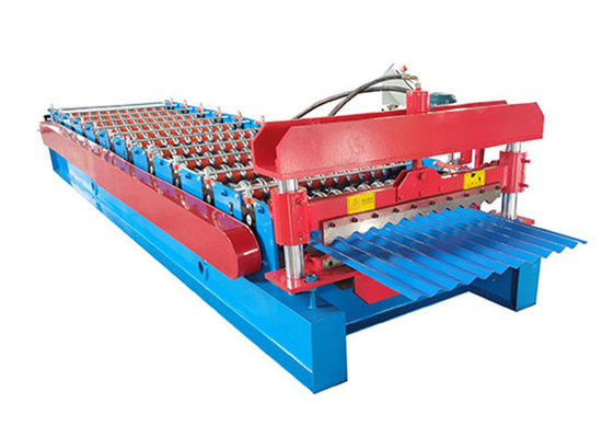 Iron PPGI Steel Making Corrugated Roofing Sheet Forming Machine For 0.3mm Thick