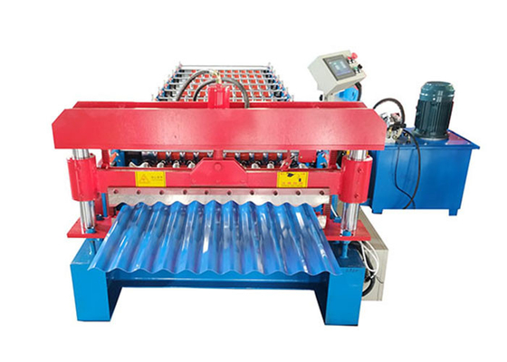 Iron PPGI Steel Making Corrugated Roofing Sheet Forming Machine For 0.3mm Thick