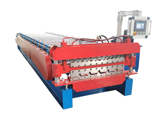 Double Layer Metal Roof Portable Roof Panel Rollforming Machine For Color Steel Galvanized