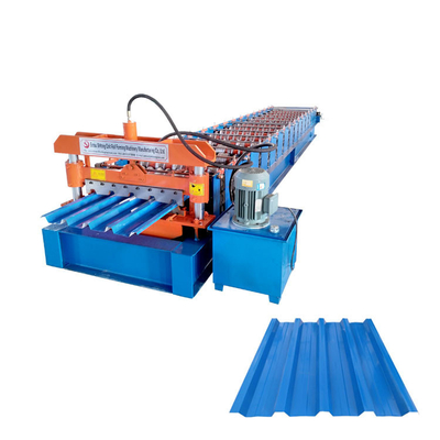 Hydraulic Motor Drive Metal Roof Panel Machine 3 Phases