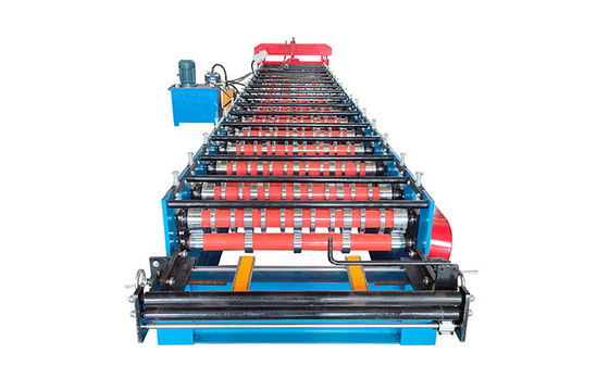 Trapezoid PPGI Roofing Sheet Making Machine 15 Steps