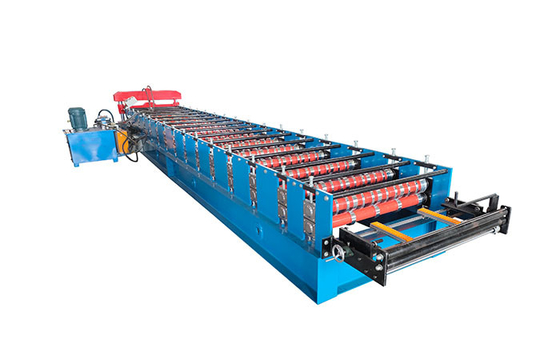 Trapezoid PPGI Roofing Sheet Making Machine 15 Steps