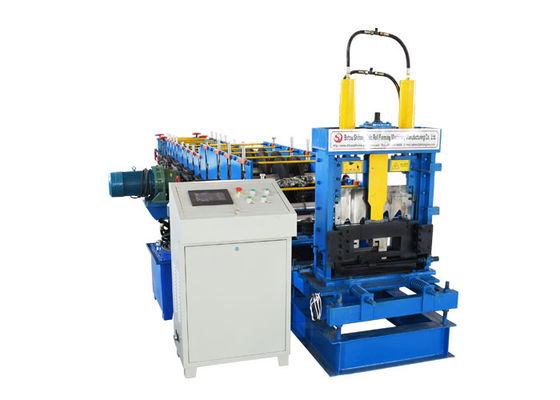 Cold Steel C And Z Purlin Machine , Profile Rolling Shutter Strip Making Machine