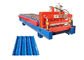 Power 4+4 Kw Glazed Tile Roll Forming Machine Bamboo Shape Productivity 1-4 M/Min