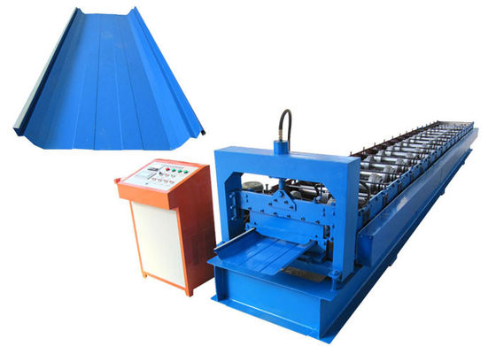 OEM Durable Standing Seam Roll Forming Machine For Metal Roofing Construction