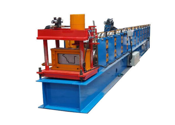 Rain Gutter Bending Roof Ridge Cap Roll Forming Machine Metal Hydraulic Cutting