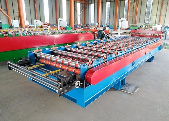 Colorful Steel Trapezoid Machine Special For House Roofing Sheet Making