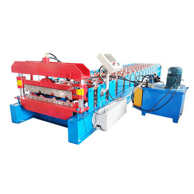 Chain Drive 20m/Min 0.2mm PLC Metal Roof Making Machine