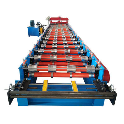 Chain Drive 20m/Min 0.2mm PLC Metal Roof Making Machine