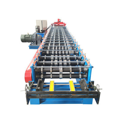 Chain Driven Floor Deck Roll Forming Machine For Fast And Accurate Decking Panels