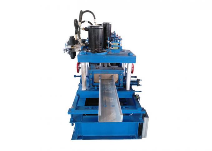 Steel Structure Purlin Roll Forming Machine C Shape For Galvanized Steel Sheet Forming 0