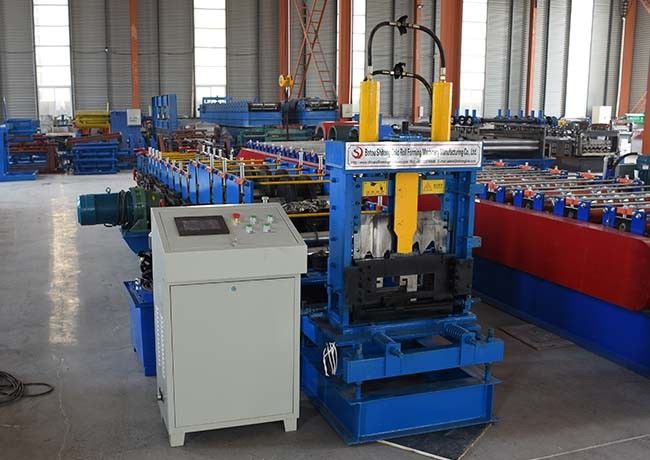 Cold Steel C And Z Purlin Machine , Profile Rolling Shutter Strip Making Machine 1